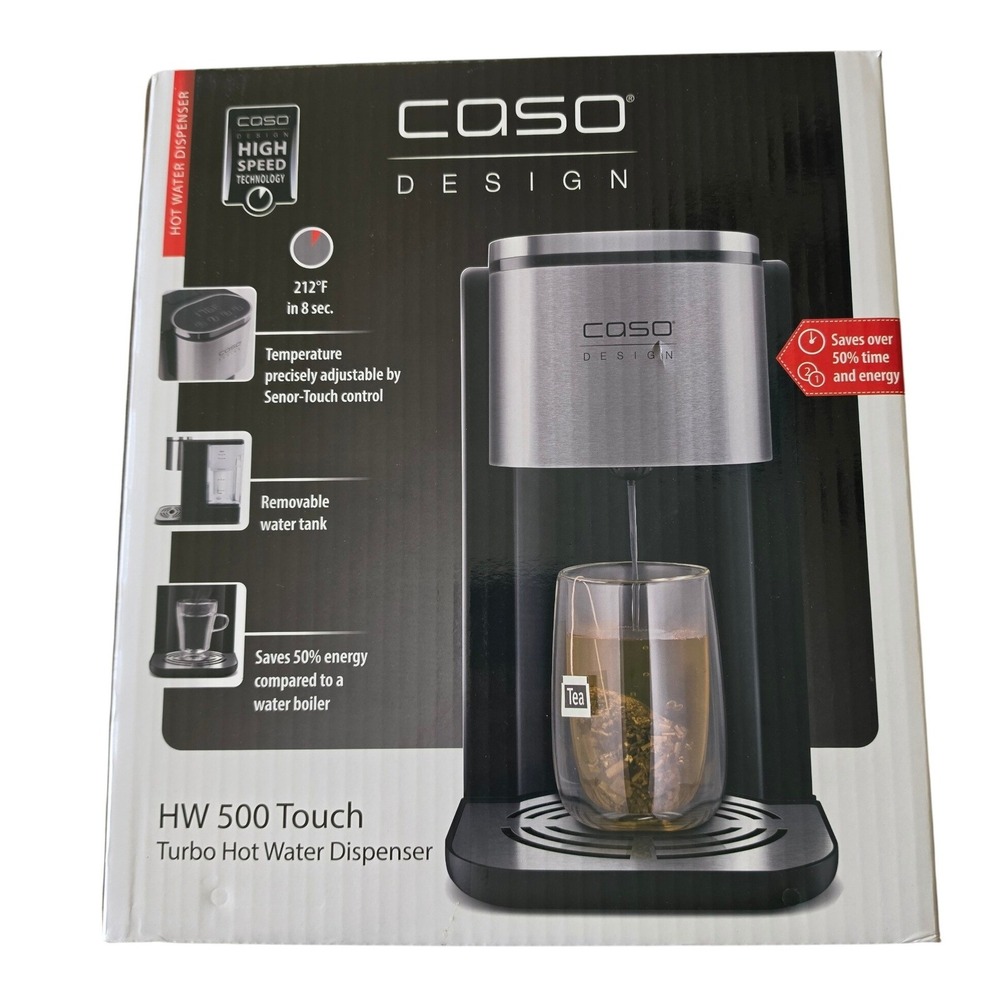 CASO Design HW 500 Touch Turbo Hot Water Dispenser 1800W Stainless Steel 11863